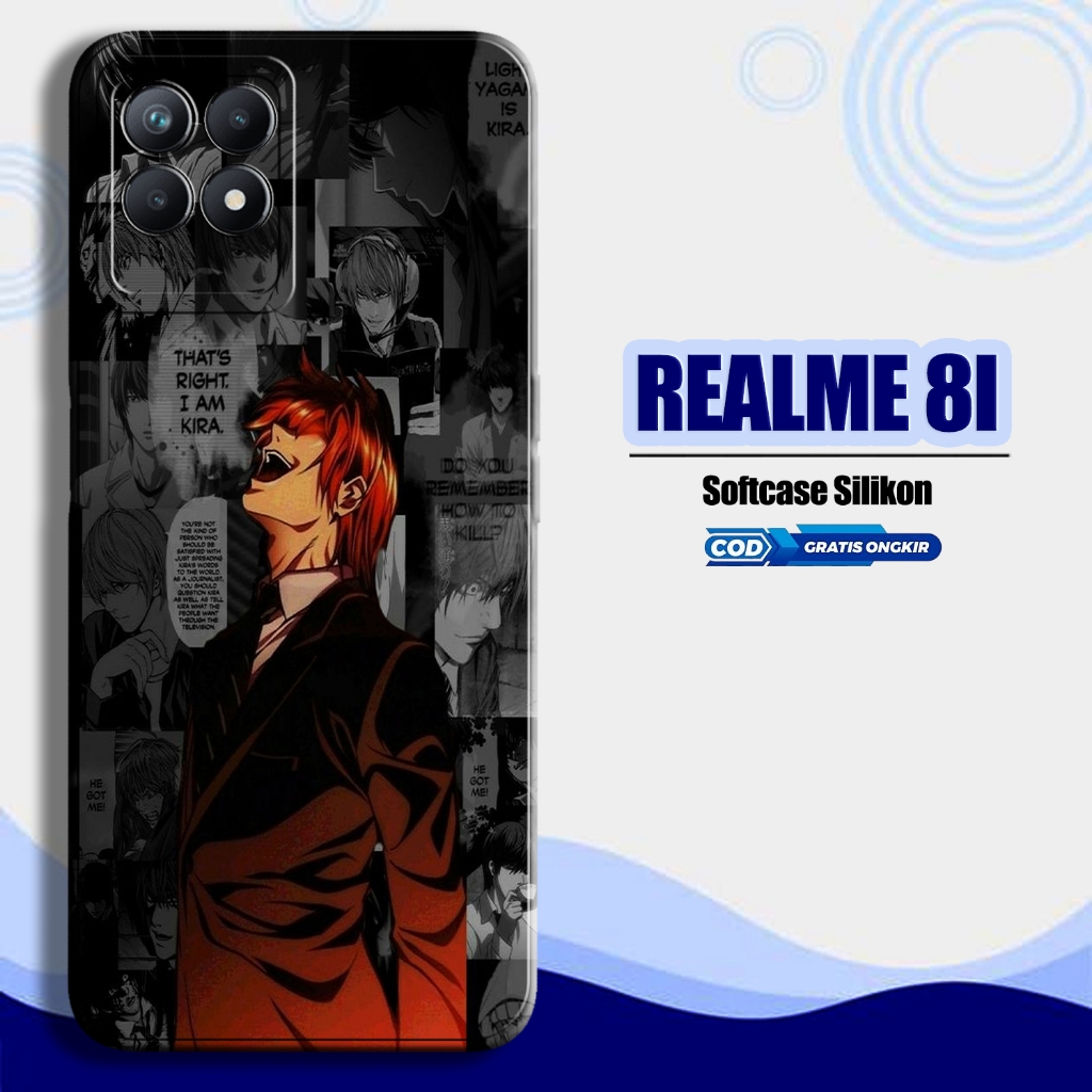 Casing Hp Realme Narzo 8i - [Fashion Case ANIMELIGHTYAGAMI] - Case Hp Realme Narzo 8i -JUSTYCE.ID - 