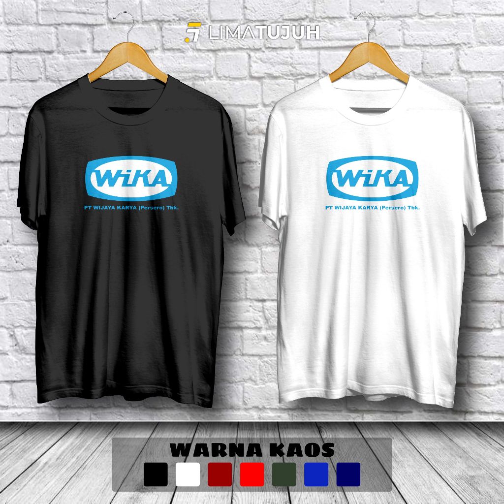 Kaos PT Wijaya Karya Tbk Logo Baju Distro