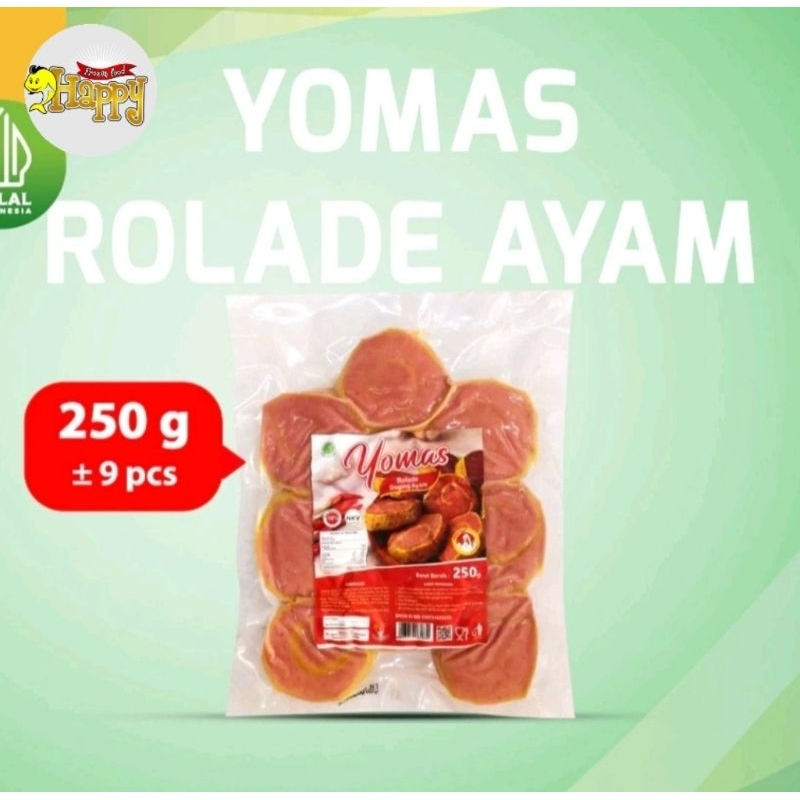 

Yomas Rolade Ayam Beku Frozen 250 gr