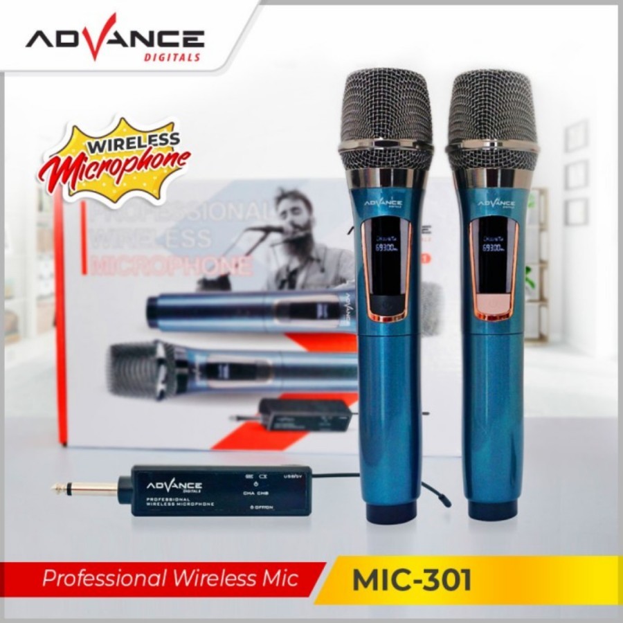 Microphone Wireless Advance MIC-301