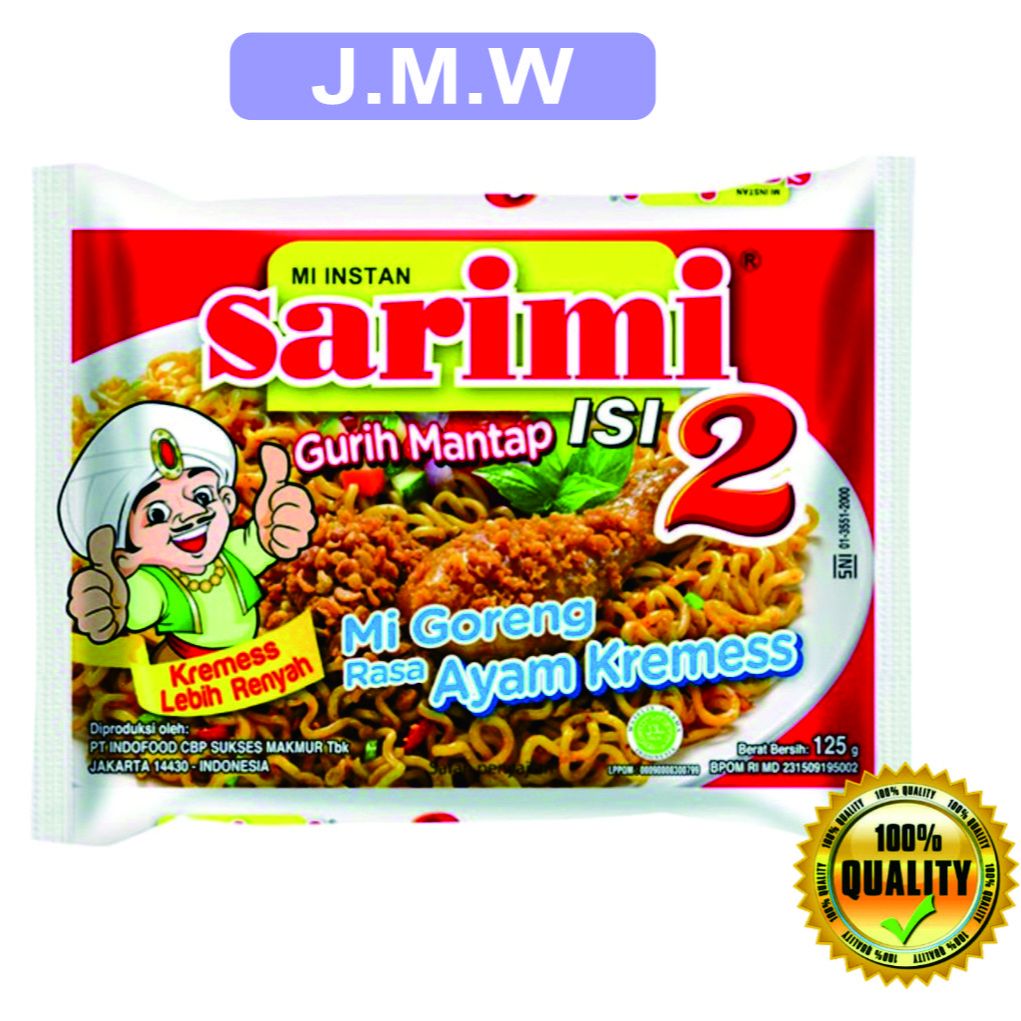 

SARIMI MIE ISI DUA GORENG AYAM KREMESS 125 GR