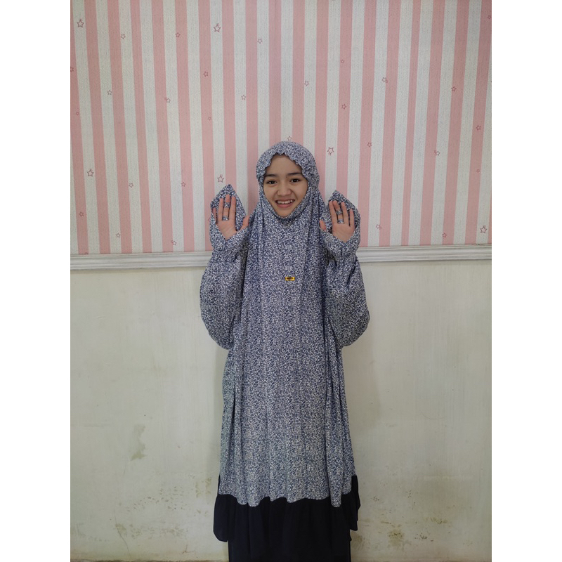 mukena potongan berlengan/mukena rayon/mukena motif2024