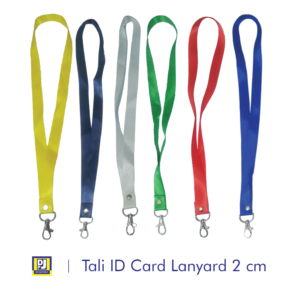 

Tali id Card Lanyard Nylon 2cm Gantungan Tali Cantelan Custom (isi 10 pcs)