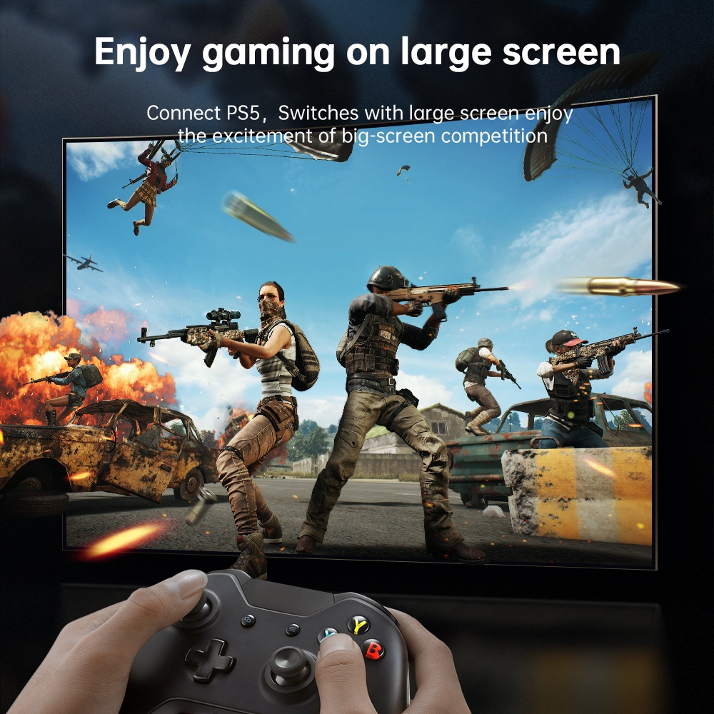 Mcdodo Ca-127 Kabel Hdmi To VGA / Hdmi to Hdmi / VGA to VGA Hd 4k 8k Display Cable Converter Audio Video Ps4 Pc Laptop Komputer Sambungan Layar Monitor Premium Nylon Braided-5