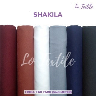 Kain Bahan Shakila 60 Yard 1 Roll Premium Quality