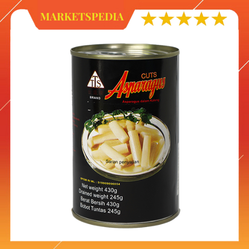 

TTS Asparagus Tips & Cut 430gr | Asparagus Kaleng | Asparagus