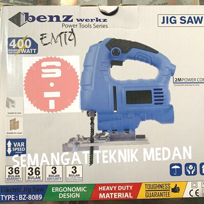 BZ8089 MESIN GERGAJI JIGSAW JIG SAW POTONG BENZ WERKZ BZ 8089