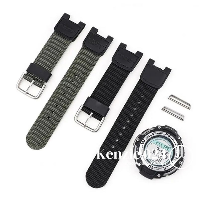 Strap Tali Jam Tangan Kanvas Casio SGW-100 Army Tali Jam Casio OutGear