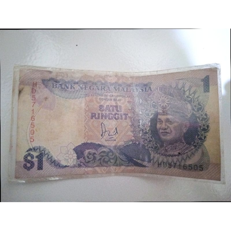 1 ringgit kertas lama