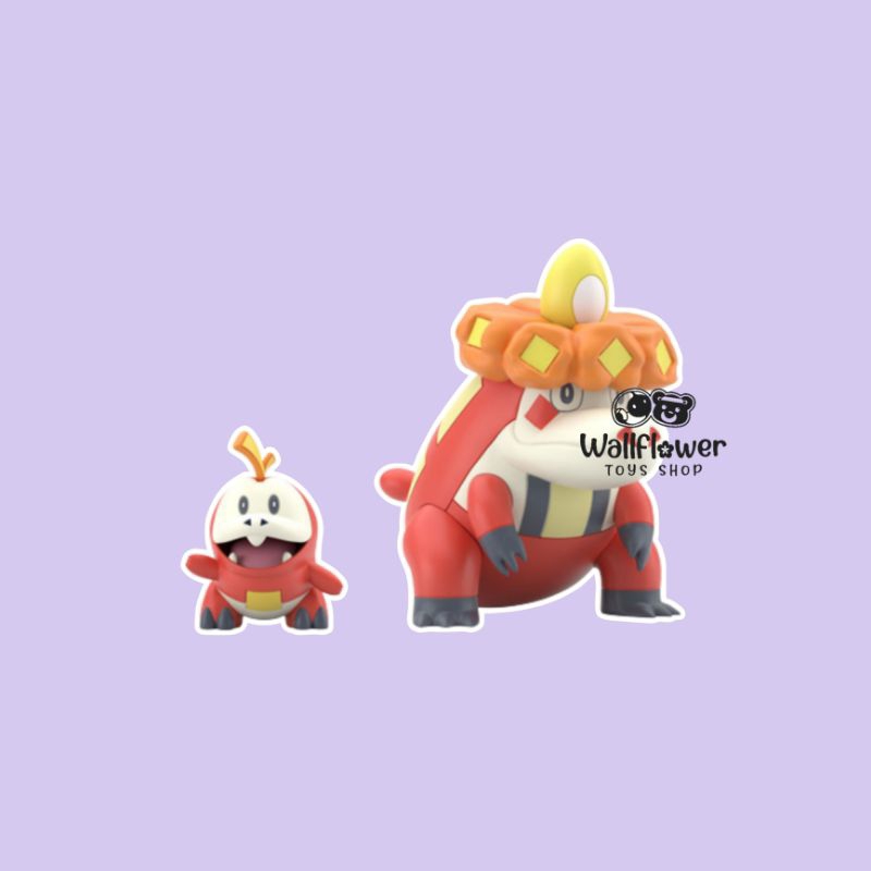 Figure Pokemon Bandai Scale World Original - Fuecoco Crocalor