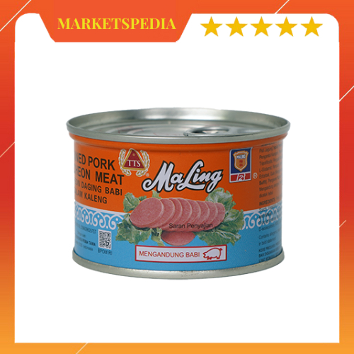 

Maling TTS 397gr Luncheon Pork Meat Ma Ling / Ham Daging Babi Maling NON HALAL