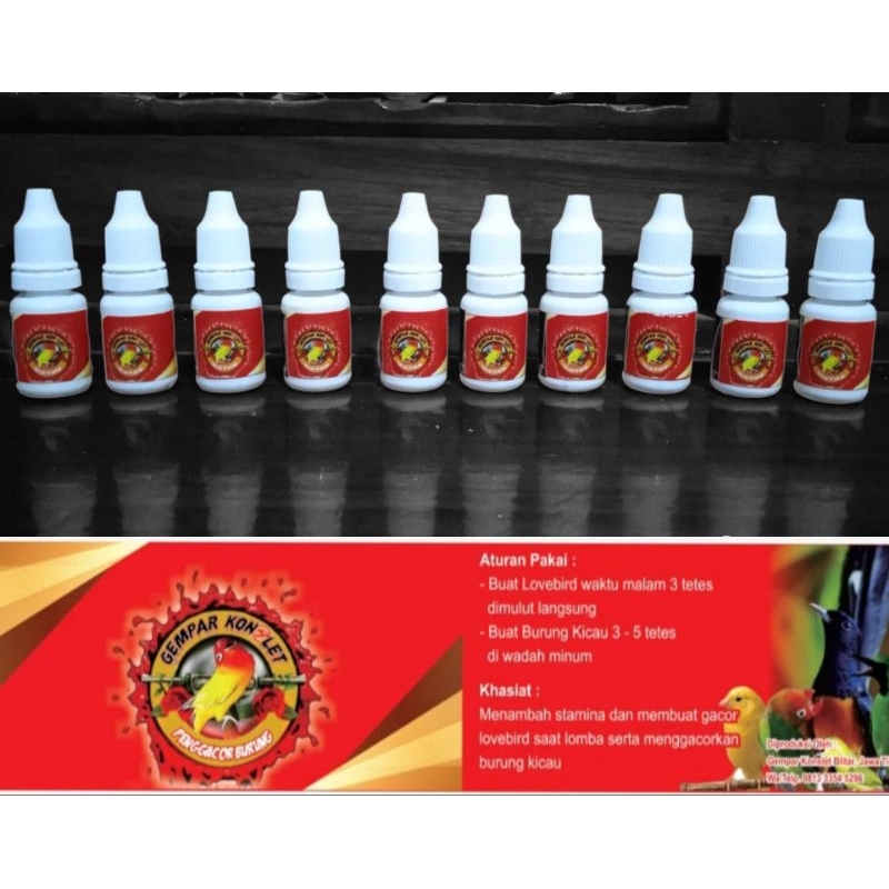 gempar konslet vitamin burung penggacor