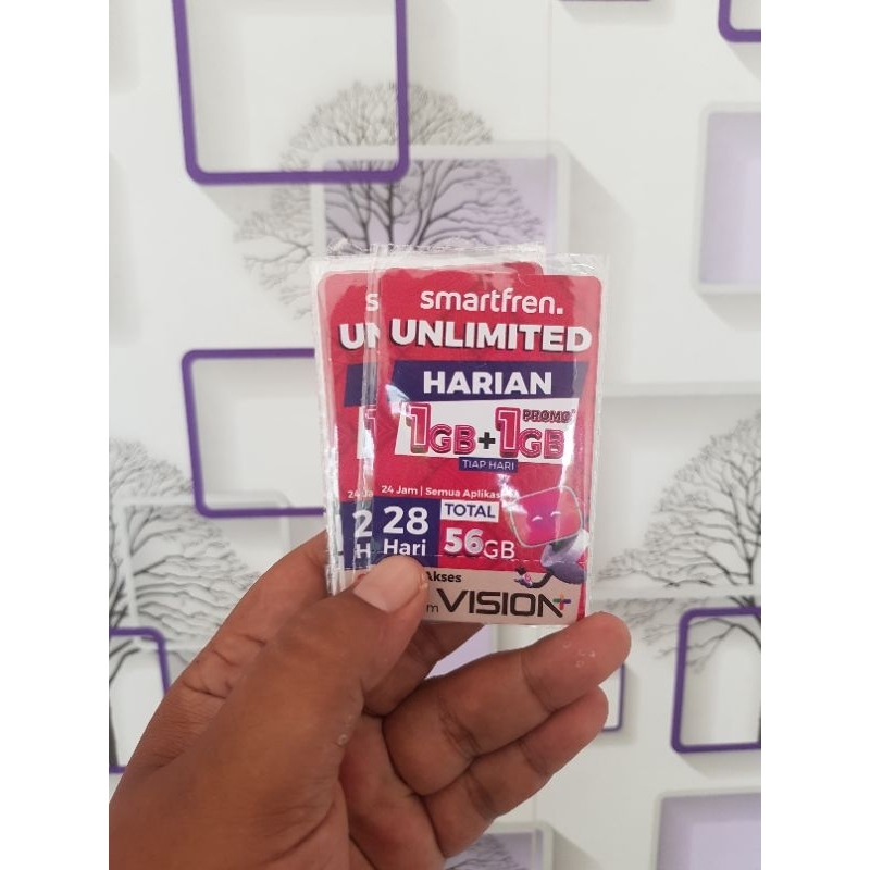 Voucher Smartfren Unlimited 2GB/Hari 28 Hari (Kode Bisa Kirim Via Chat)