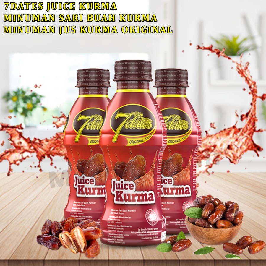 

Minuman Sari Buah Kurma * 7Dates Juice Kurma * Jus Kurma Original * 200ml