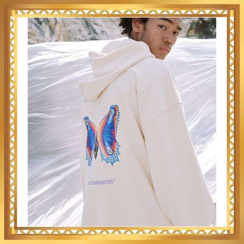 Hoodie Butterfly Nothingness Kupu kupu Indah Cantik