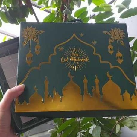

(10 SET) BOX LEBARAN 2024 / HAMPERS / BOX PAXKAGING / KOTAK KUE LEBARAN / IDUL FITRI / EID MUBARAK