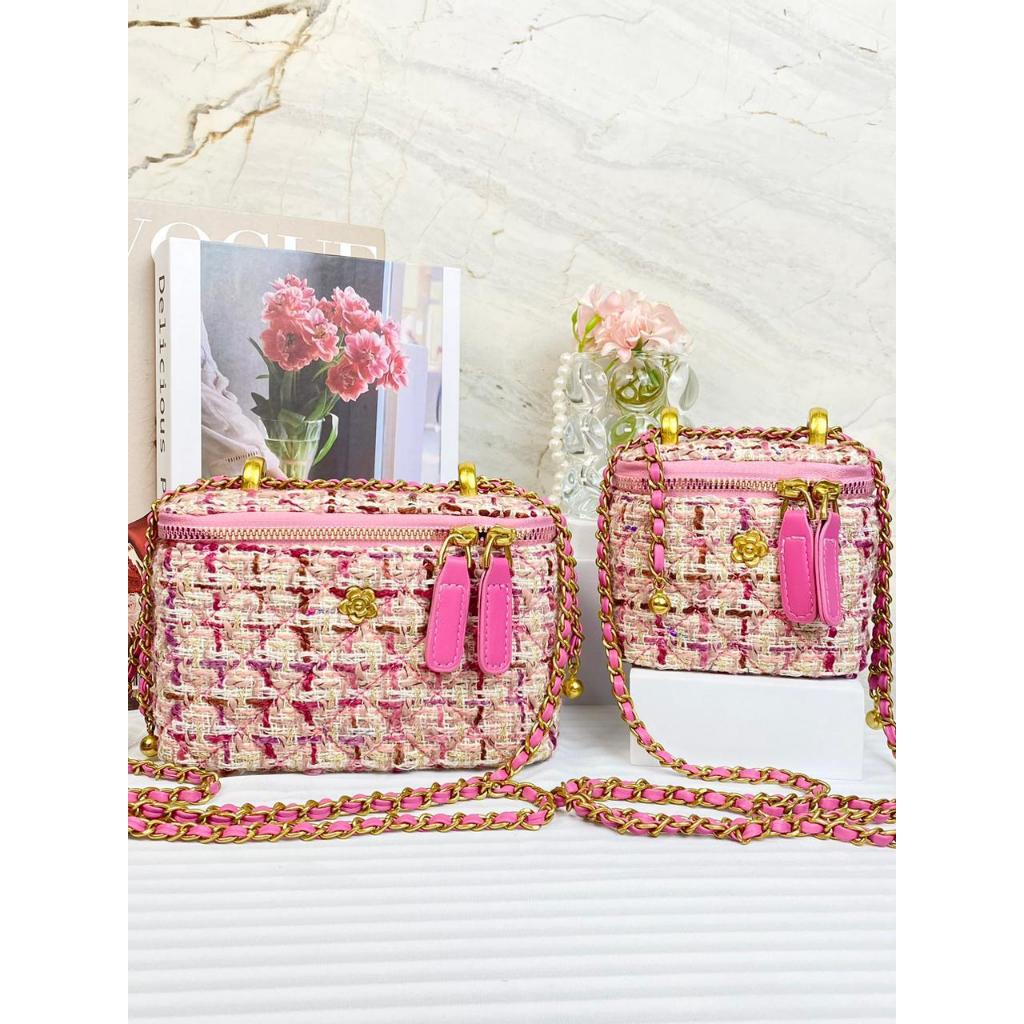 Tas slingbag mini tweed import korean style bag