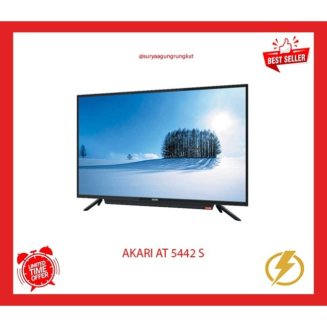 LED TV SMART ANDROID AKARI 42 INCH 55 WATT AT - 5442 S