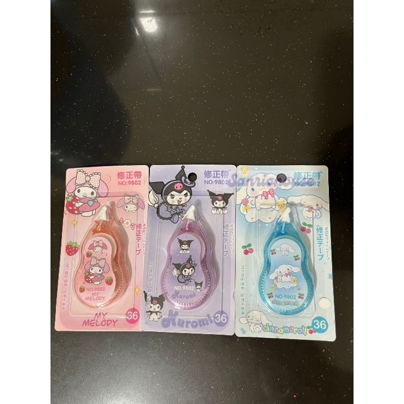 

SANRIOHOUSE Tip Ex Kertas Motif Sanrio kuromi cinnamorol melody