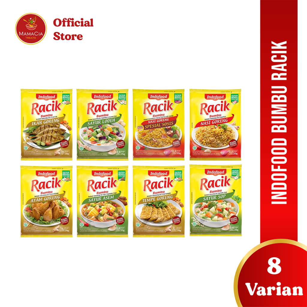 

Bumbu Racik Indofood Bumbu Masak Instan Sayur Asem Lodeh Nasi Goreng