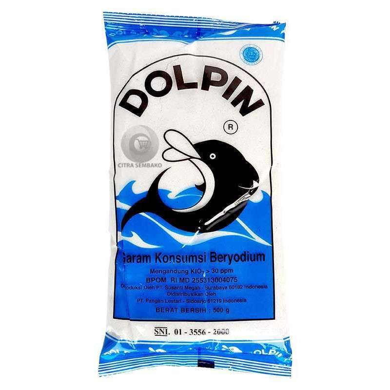 

DOLPHIN Garam Dapur Beryodium 500gr