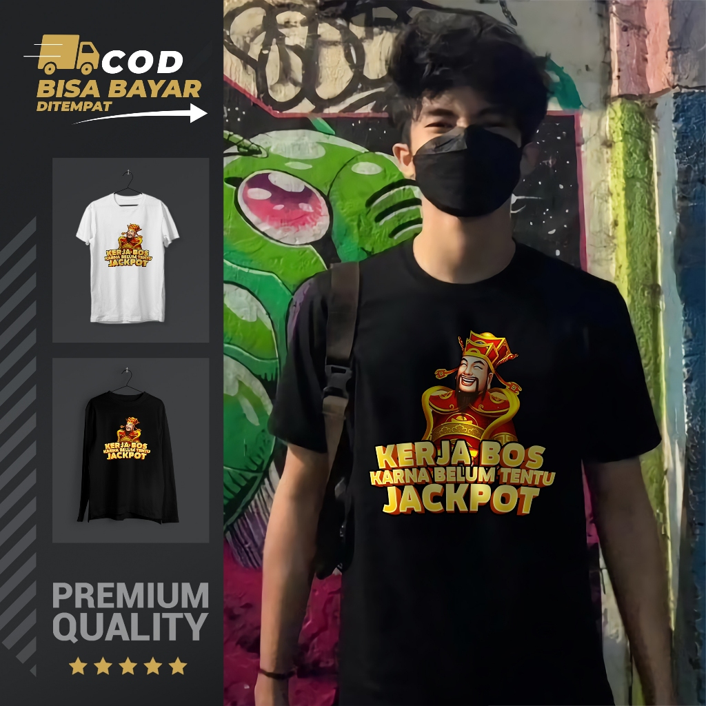 Cocol Store -  Kaos Desain Kakek Merah