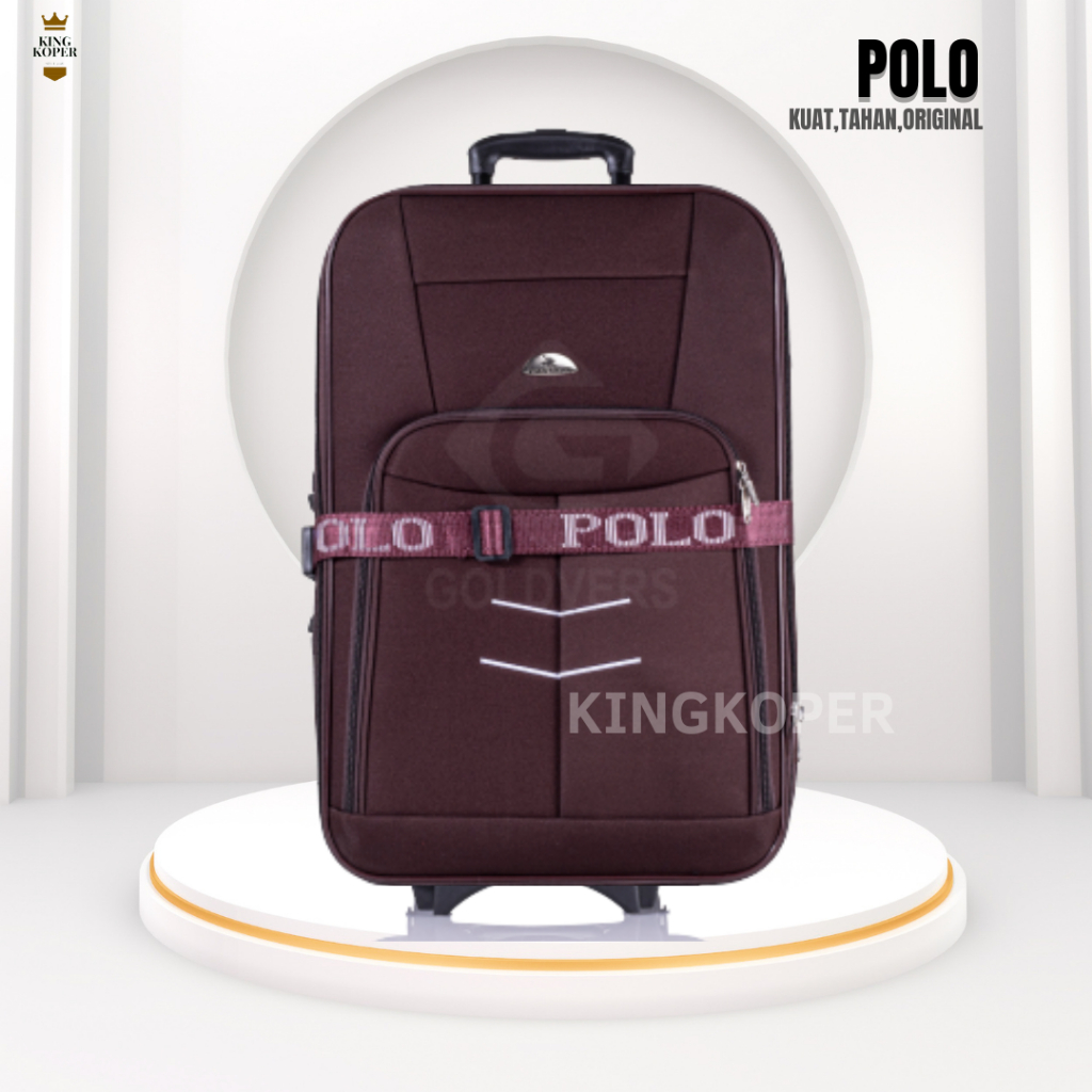 Garansi Koper 32 Inch Polo Twin/Koper Jumbo/Koper Besar/Koper Bagasi/Koper Kain/Koper 2 Roda/Koper