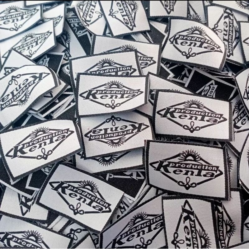 

label baju woven 1warna lebar 3,5xm minimal pemesanan 300lusin