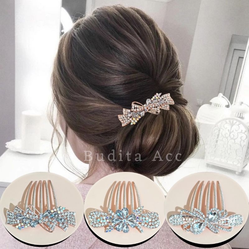 BDT - Jepit Sirkam Gigi 7 Sanggul Rambut Modern Korea - IMPORT