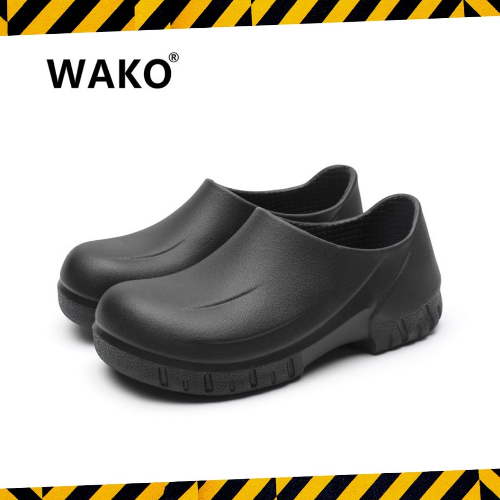 SEPATU KITCHEN CHEF SHOES WAKO MURAH BERKUALITAS SLIP ON #9033