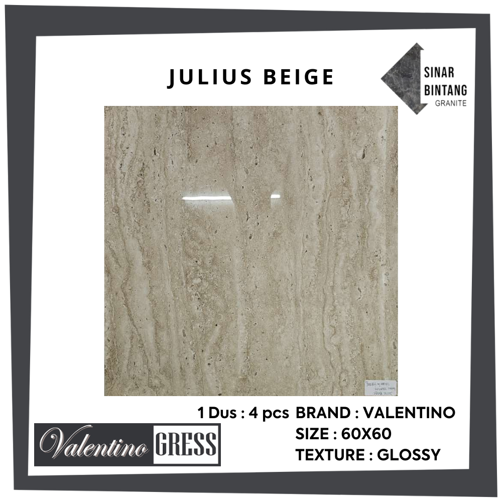 Granit 60 X 60 | Granit Lantai Julius Beige Valentino Gress