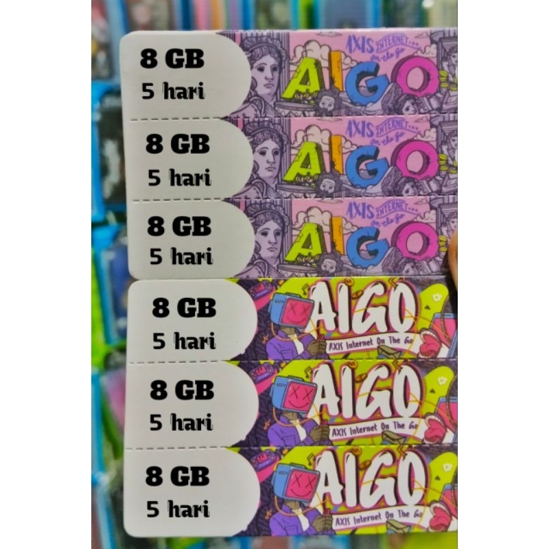 vocer axis 8 gb 5 hari SKS