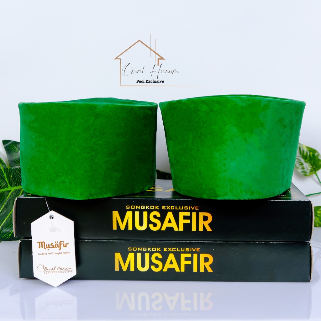 PECI SONGKOK HIJAU BETAWI/KOPYAH WARNA HIJAU|SONGKOK HIJAU POLOS/peci warna khas betawi