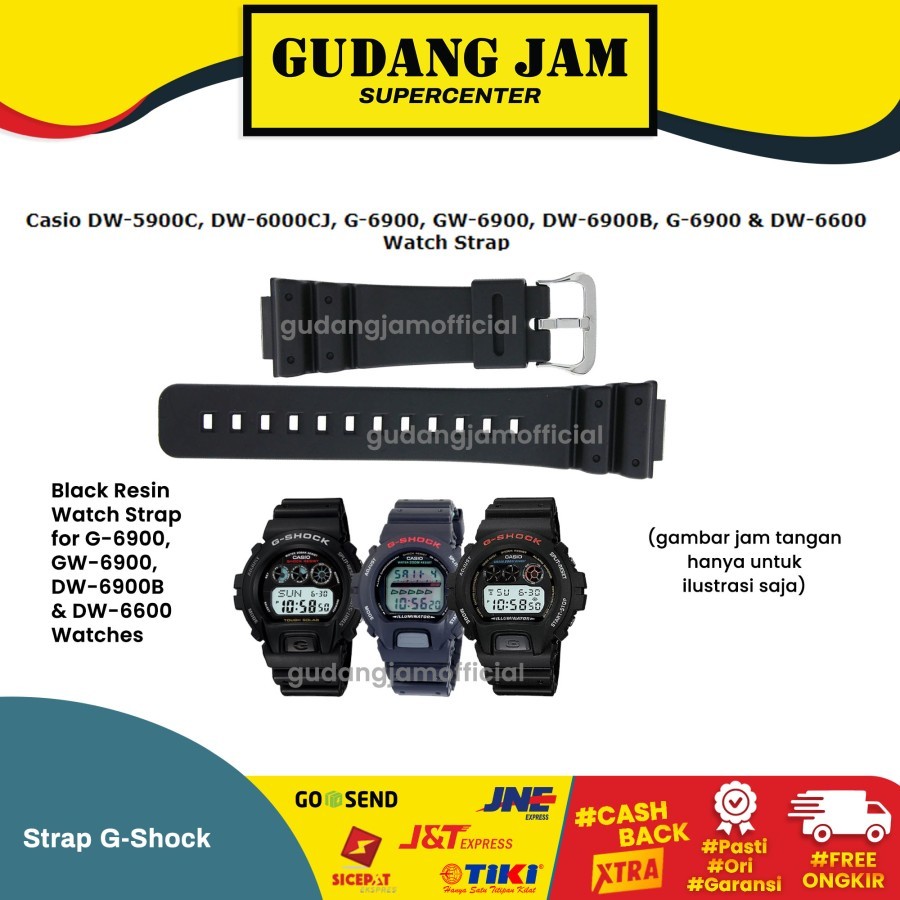 Tali Strap G-Shock DW-5900 DW-5300 DW5900 DW-5900BB DW-5900C Original