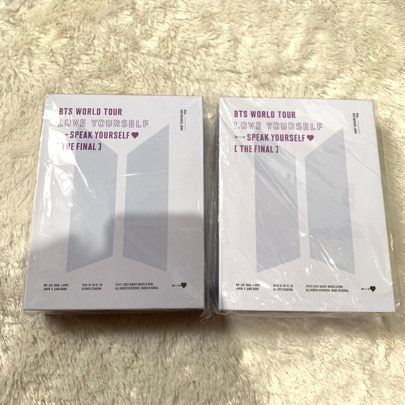 [READY SALE] DVD BTS WORLD TOUR LOVE YOURSELF SPEAK YOURSELF THE FINAL DVD RM JIN YOONGI JHOPE JIMIN