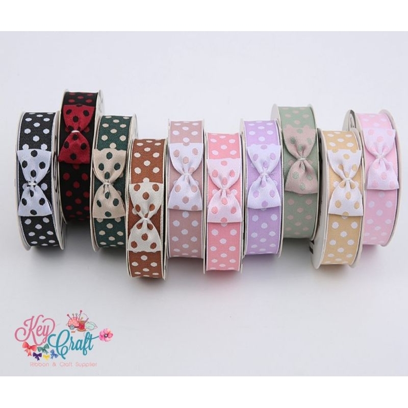 

Pita korea polkadot double color size 2,5cm