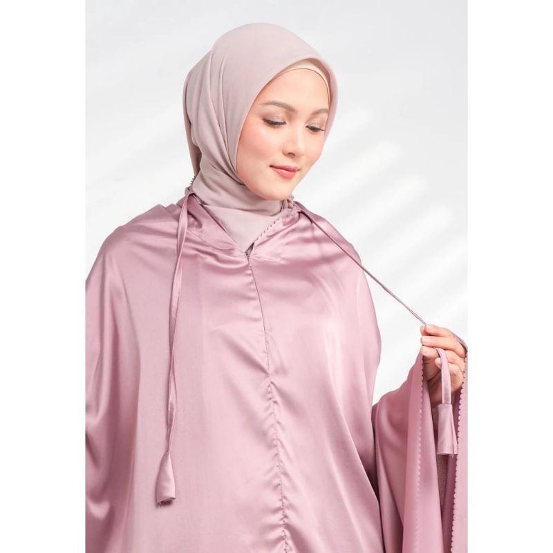 ZOYA - Mukena Qabila Prayer | Mukena Armani Silk | Mukena Sutra | Mukena Leher Zoya | Mukena Resleti