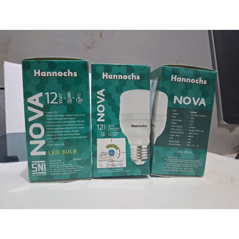Hannochs LED Capsule Nova 12 watt  - Putih - Lampu LED Kapsul - Paket Murah