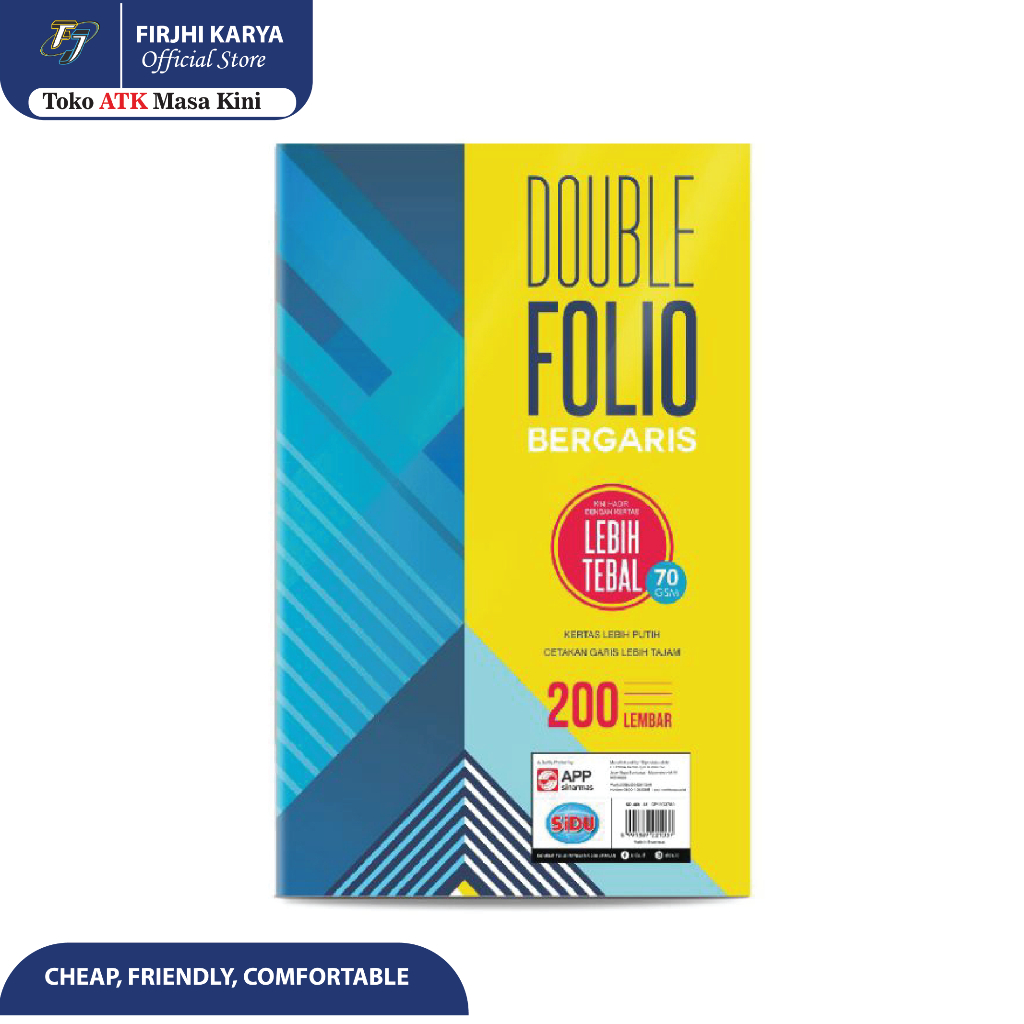 

Kertas Double Folio Bergaris Sidu (Satuan)