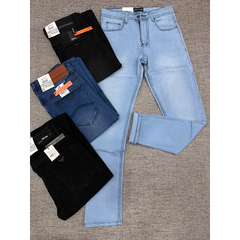 Krgr MIRROR arman*i kenz*o celana soft jeans ORIGINAL PREMIUM SUPER Bagus
