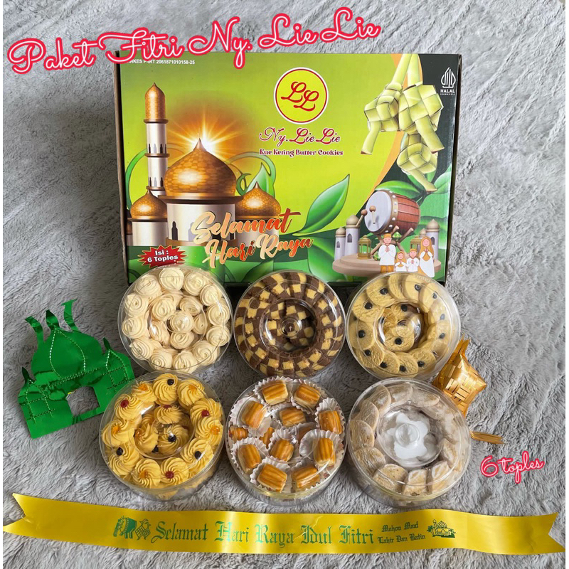 

Paket Fitri Hijau 6 toples Ny. lie lie