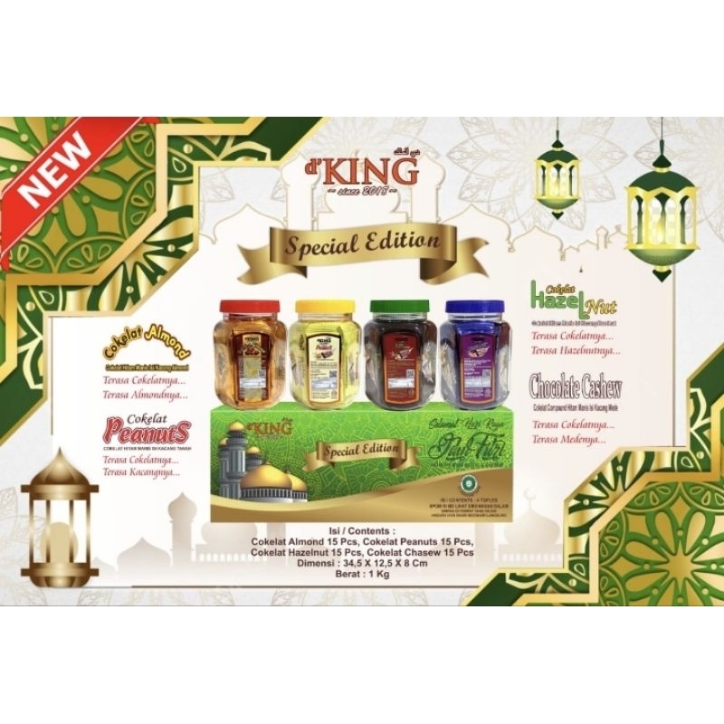 

D'KING COKELAT SPECIAL EDITION (DUS) isi 4 toples / SPECIAL EDISI