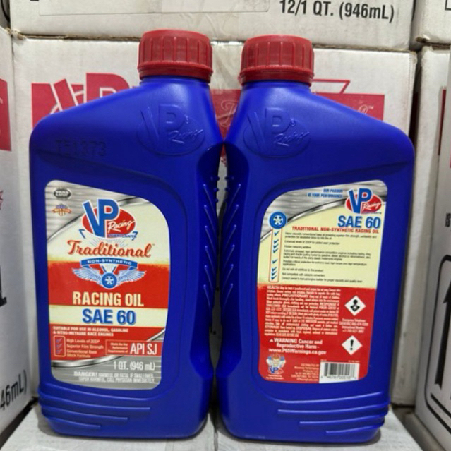Oli mesin Vp Racing Sae 60 ( single sae )
