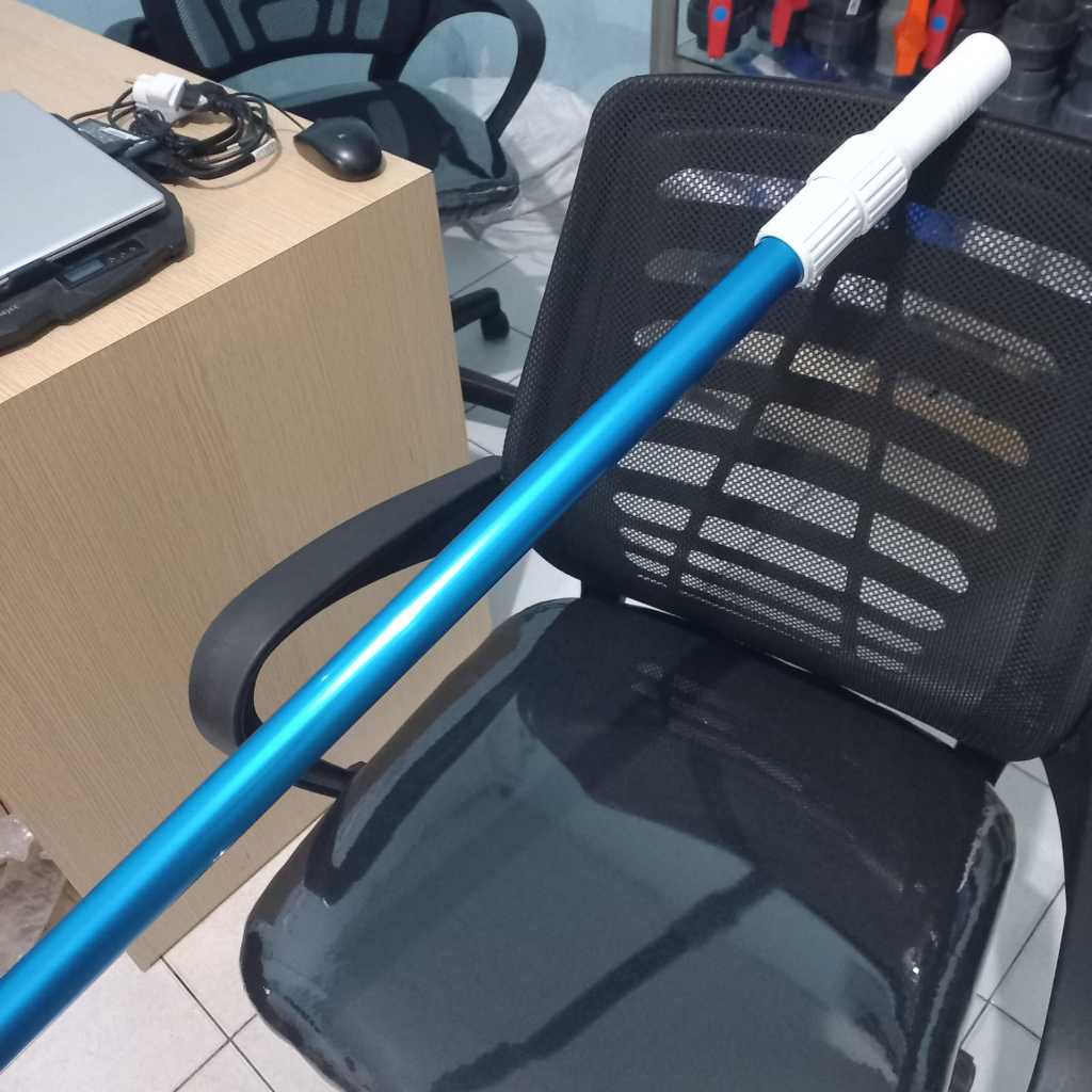 Tiang Teleskopik Pipa Teleskopik Alumunium Untuk Alat Pembersih Kolam Renang Aquan 4,8m