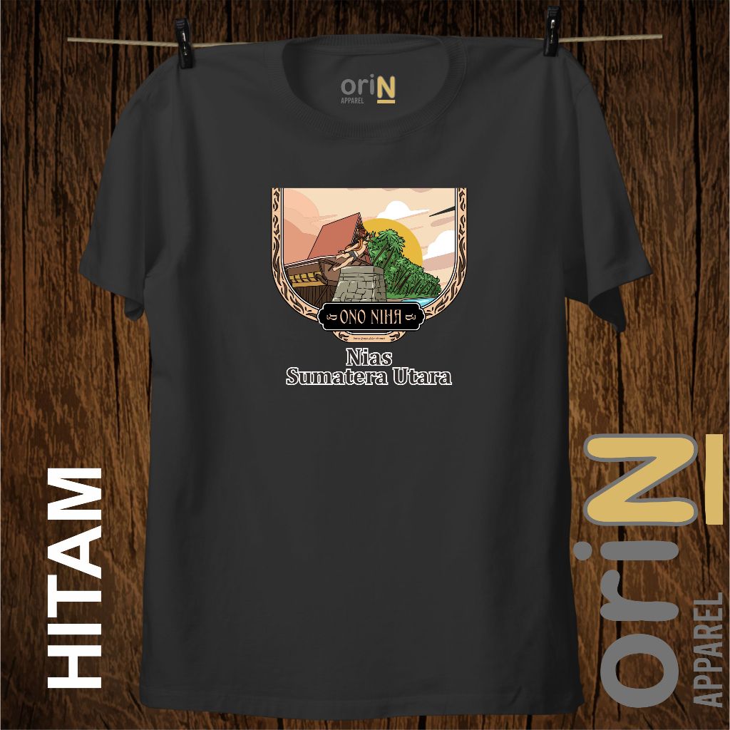 Baju Kaos Pakaian Distro Cotton Combed 30s' NIAS