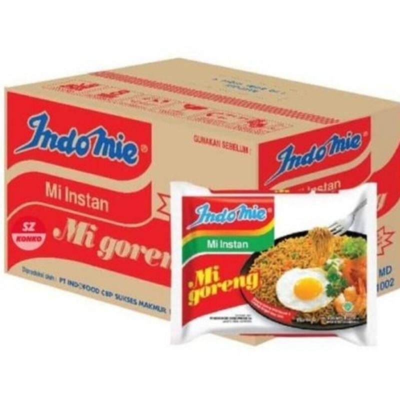 

INDOMIE GORENG Mie Instan 1 KARTON