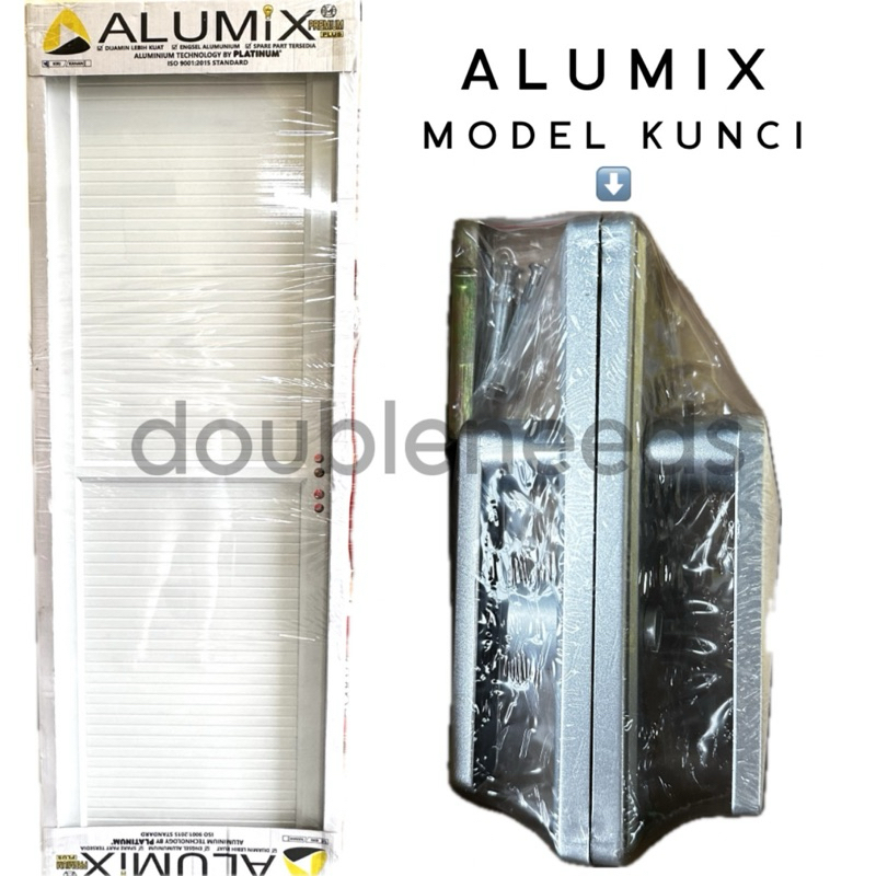 PINTU ALUMIX PLATINUM 2 PANEL / PINTU ALUMINIUM / PINTU KAMAR MANDI