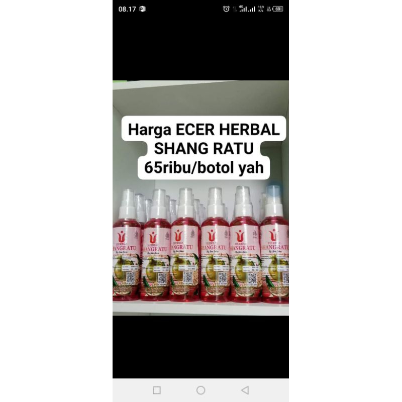 

10 BOTOL HERBAL SHANG RATU BPOM RI