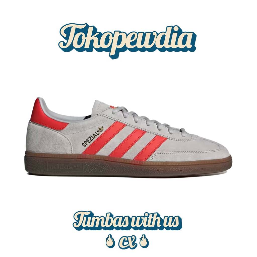 Adidas Handball Spezial Grey Red Gold