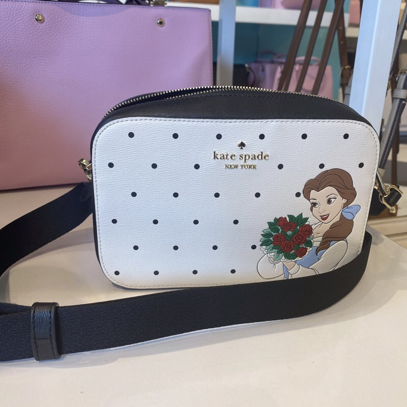 TAS WANITA KE656 DISNEY X BEAUTY AND THE BEAST CAMERA BAG